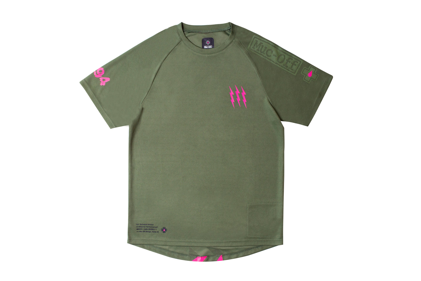 JERSEY MUC-OFF SHORT SLEEVE GREEN T/XXL (20375)