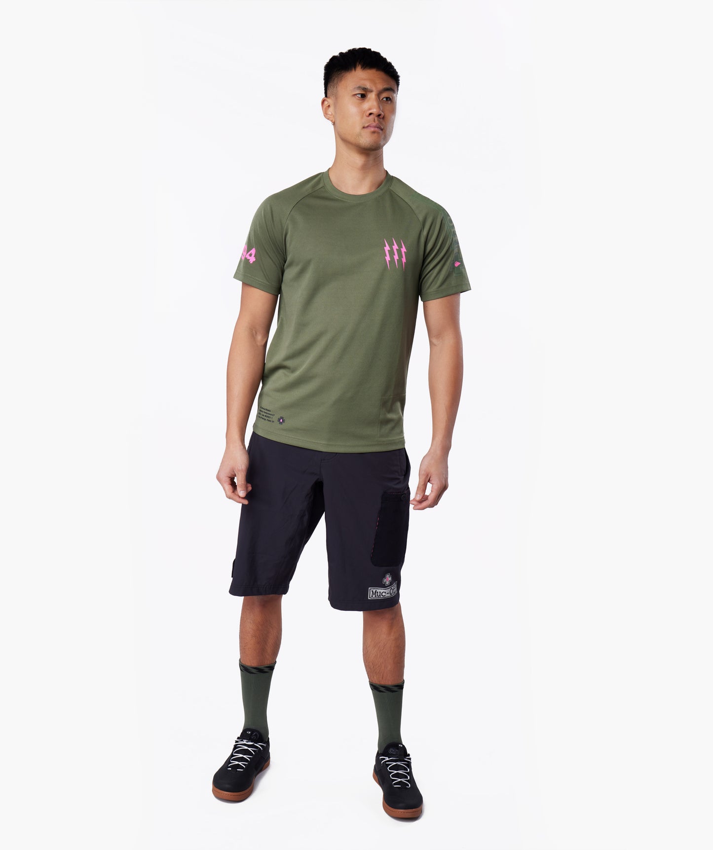 JERSEY MUC-OFF SHORT SLEEVE GREEN T/XXL (20375)