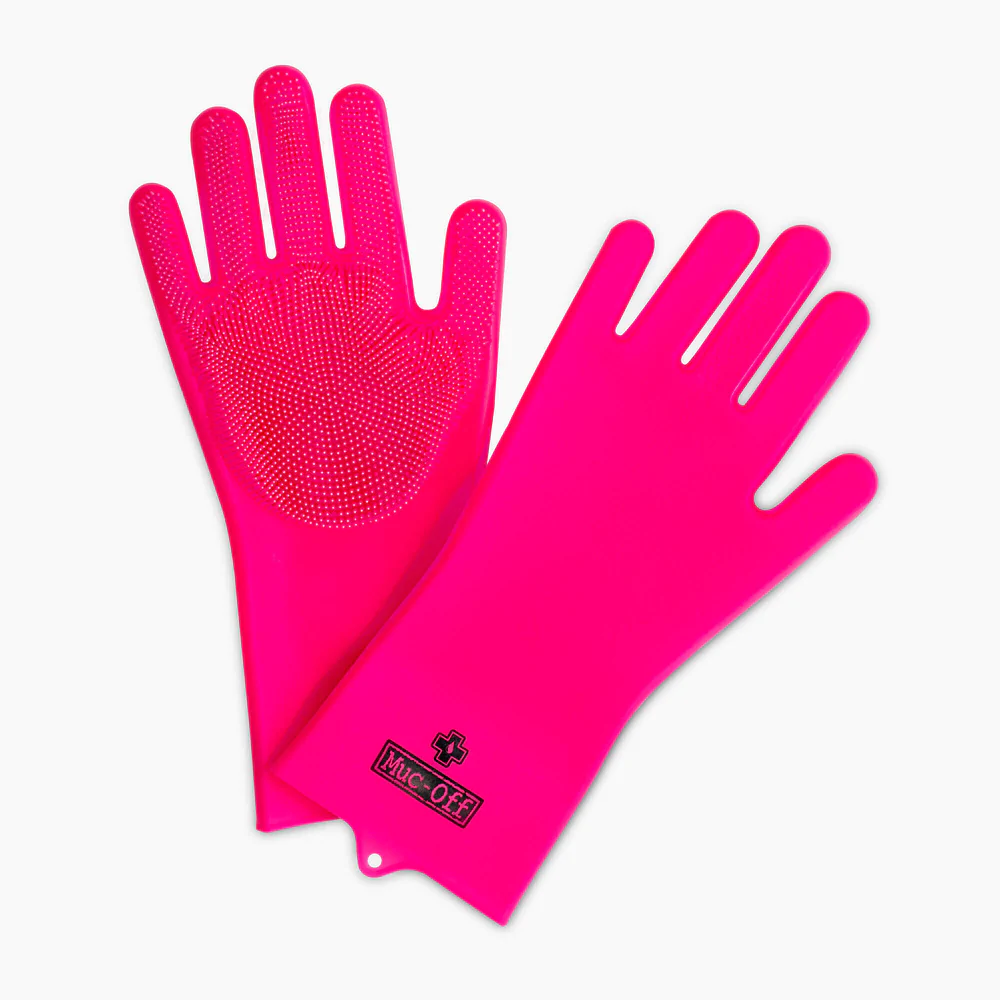 GUANTE DE LIMPIEZA PARA BICICLETA MUC-OFF DEEP SCRUBBER PINK
