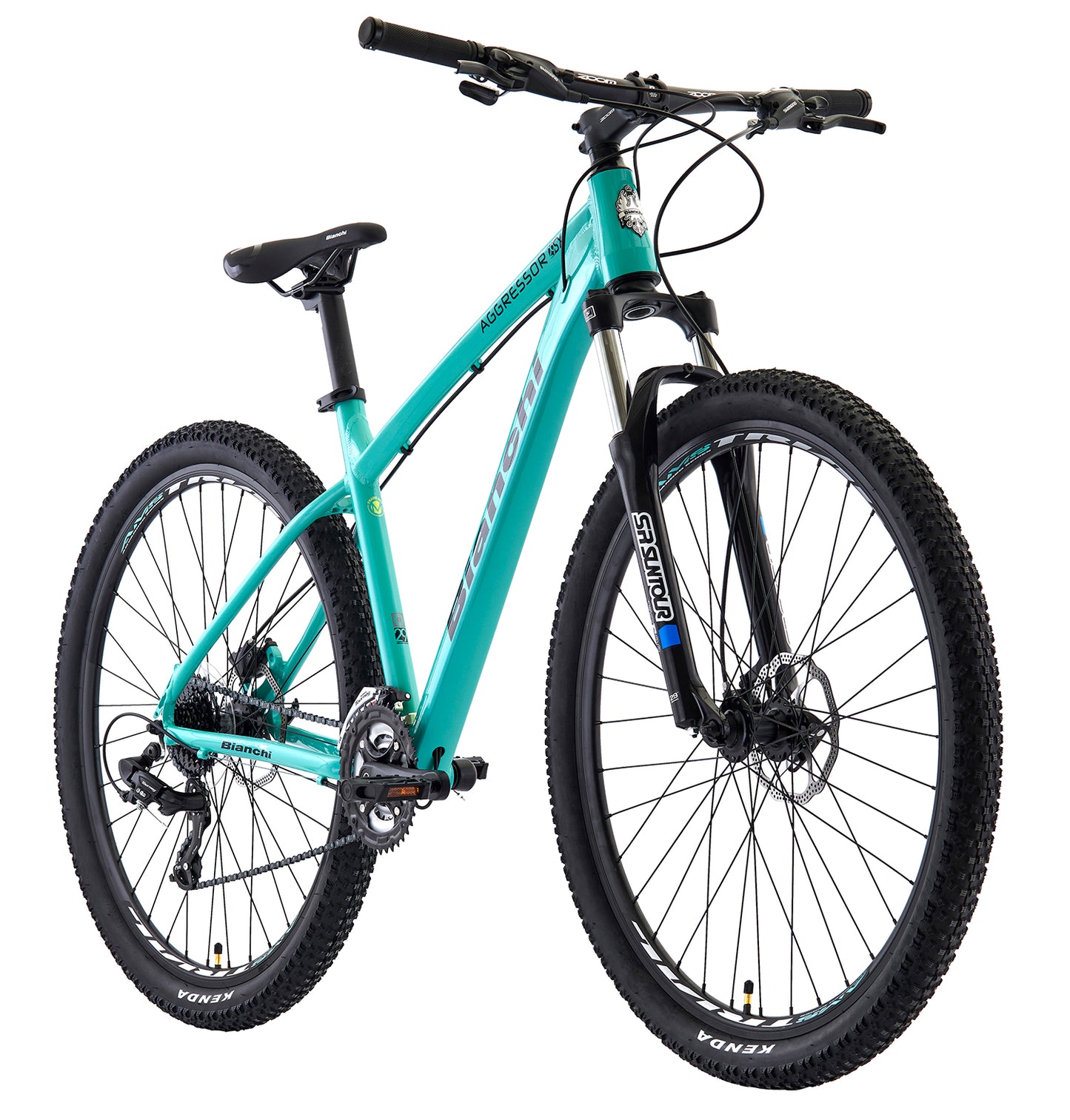 BICICLETA BIANCHI AGGRESSOR 29 ALLOY SIZE M CELESTE BIANCHI