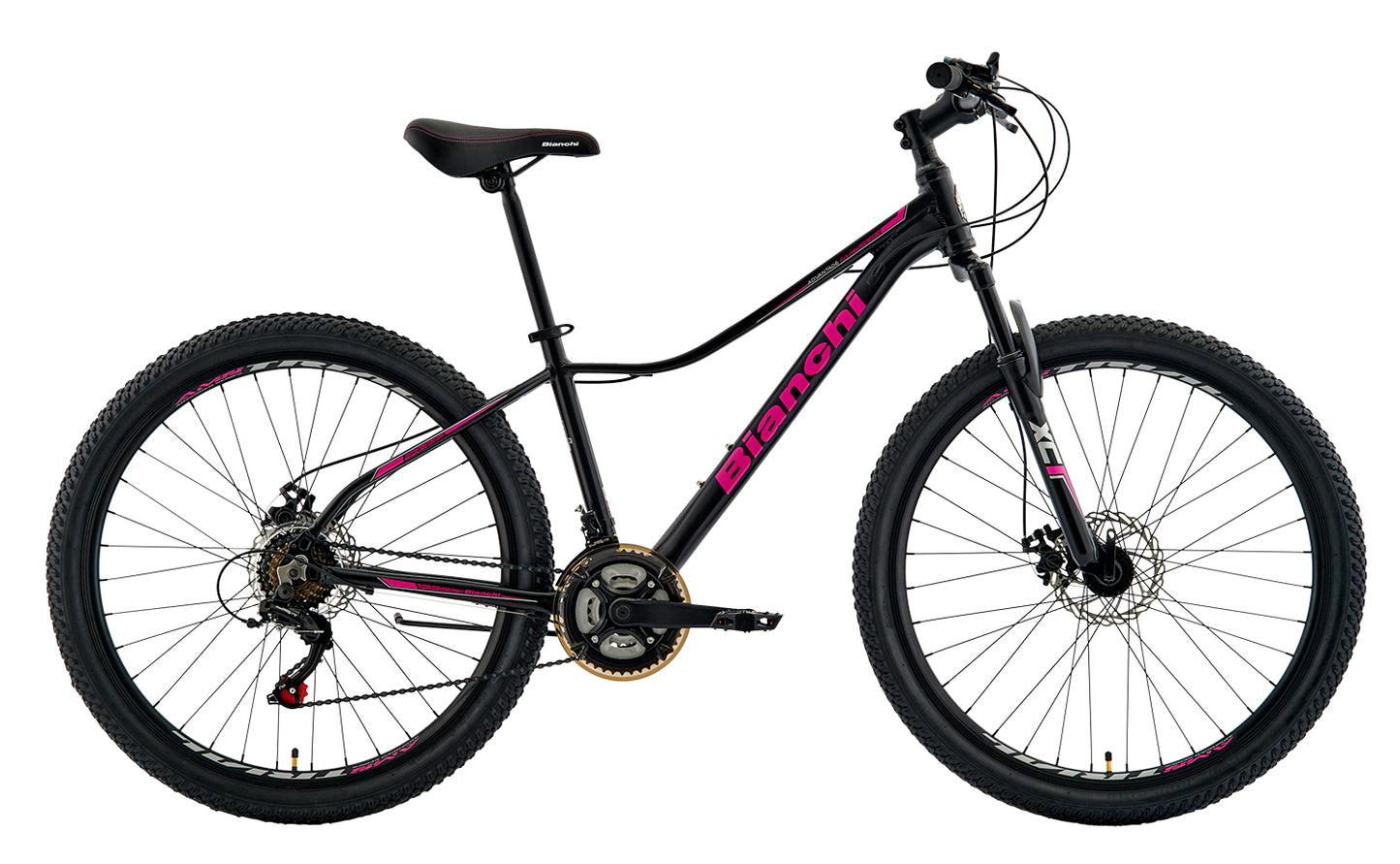 BICICLETA BIANCHI ADVANTAGE 27,5 LADY SX NEGRO SEMI MATTE