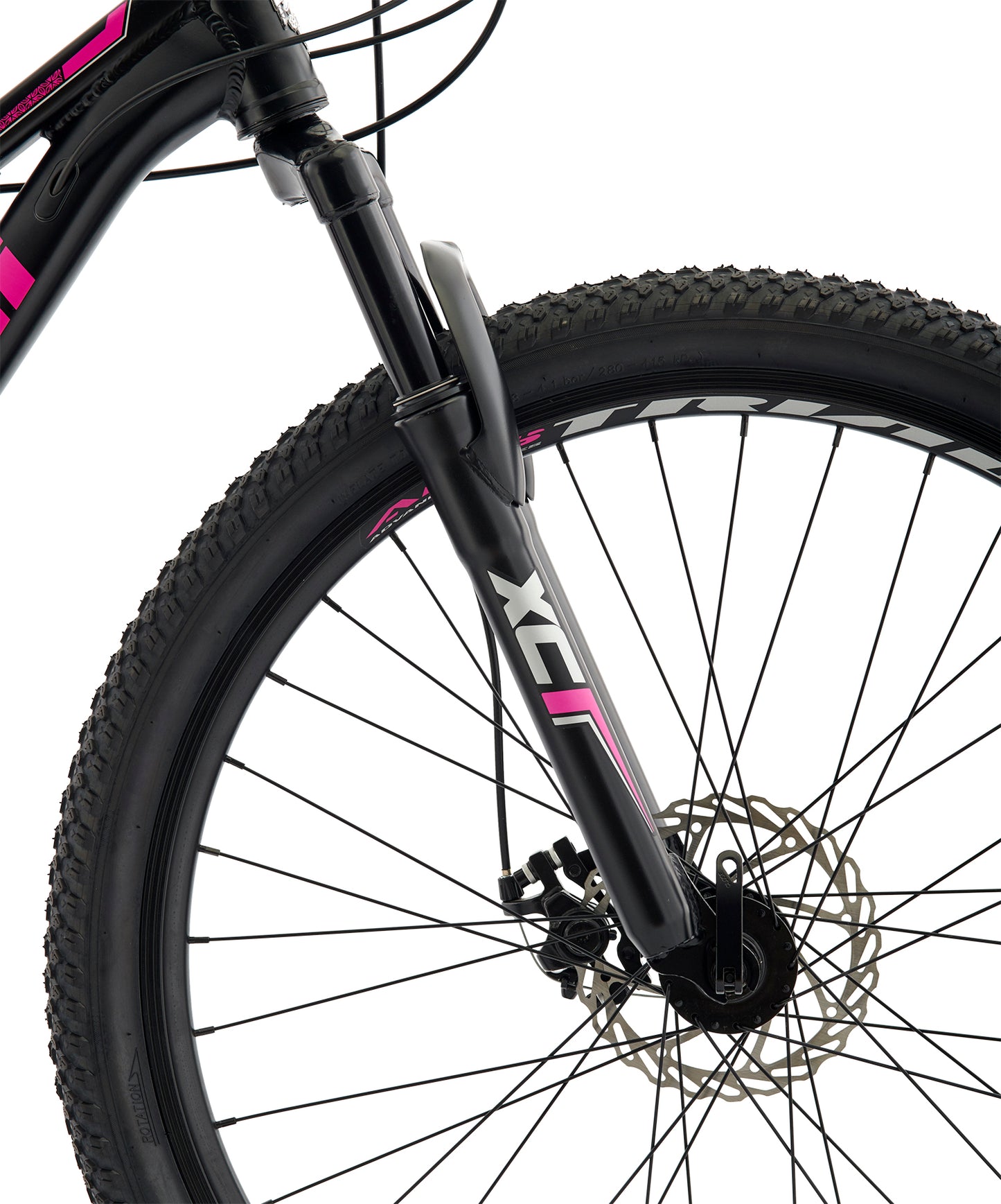 BICICLETA BIANCHI ADVANTAGE 27,5 LADY SX NEGRO SEMI MATTE