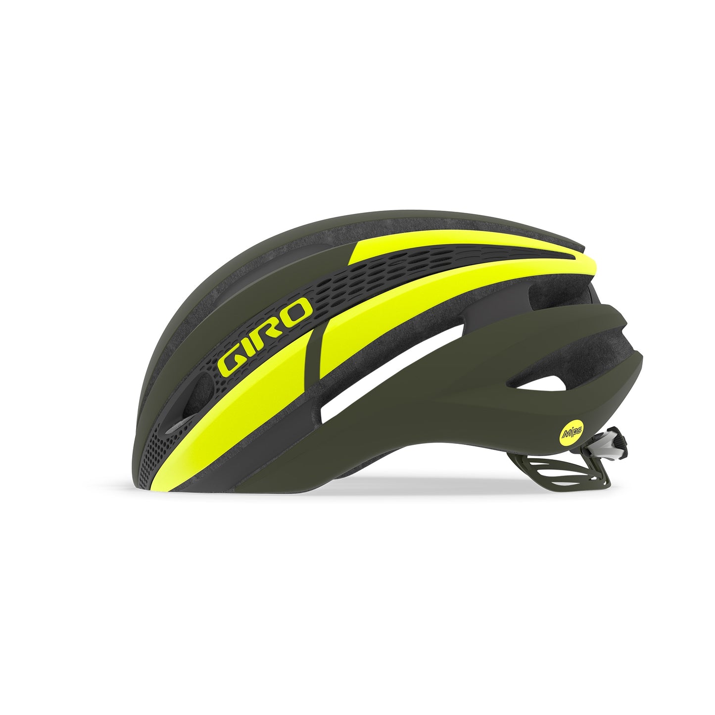 CASCO GIRO SYNTHE MIPS MAT OLIVE CITRON