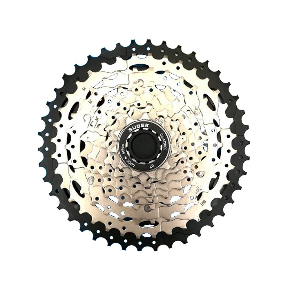 CASSETTE 9SP 11-42T BLACK/SILVER W/SUGEK