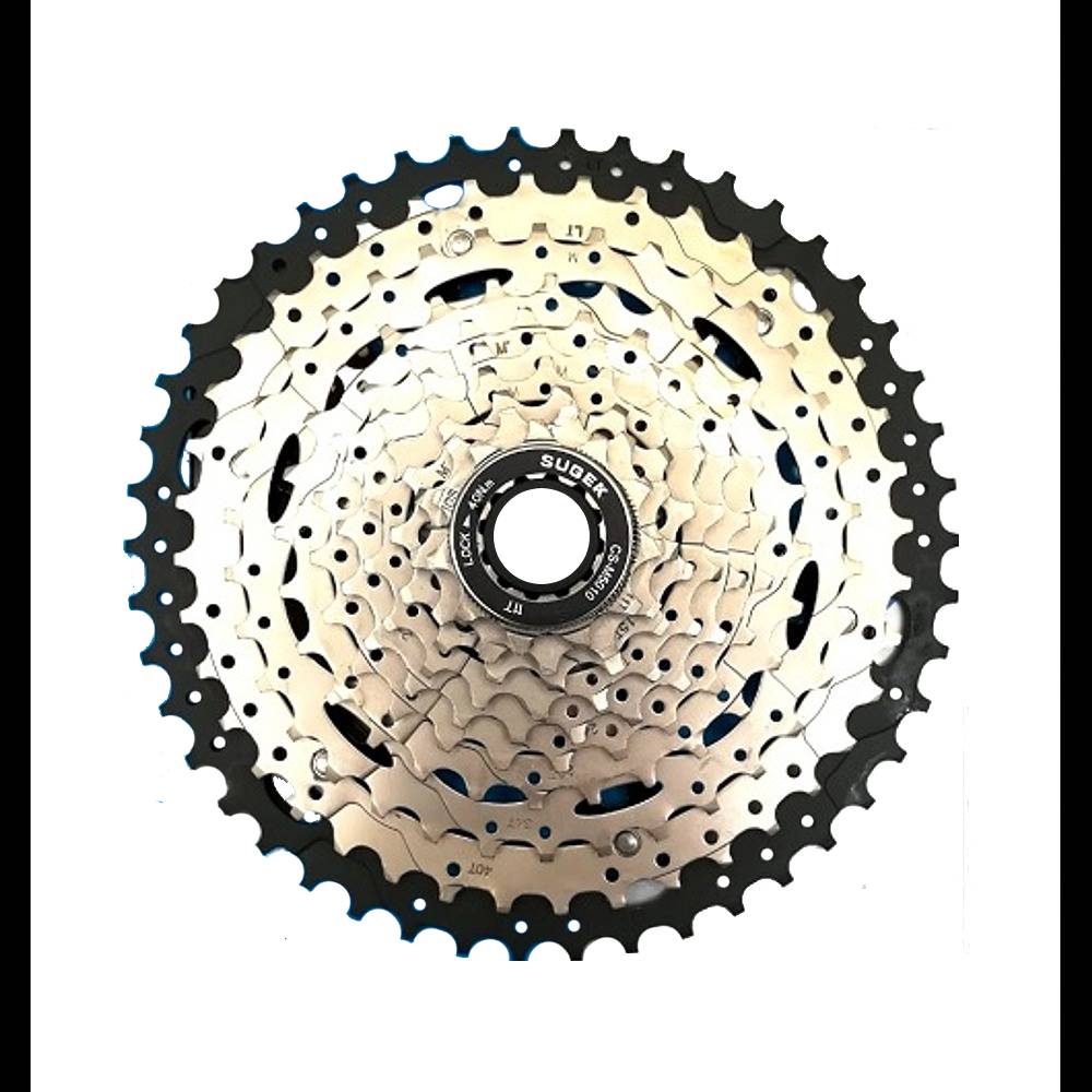 CASSETTE 10SP 11-46T BLACK/SILVER W/SUGEK