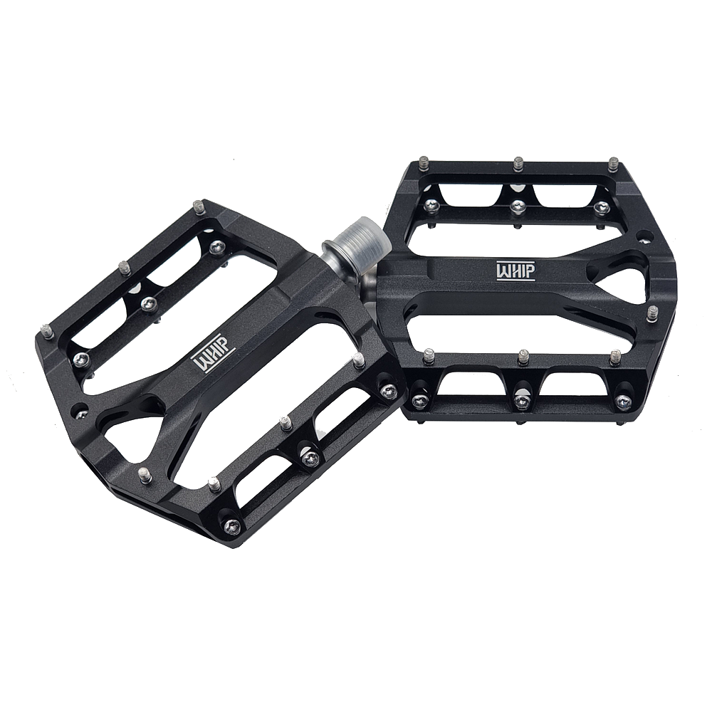 PEDAL WHIP CNC ALUMINIO ROD SELLADO EJE CR-MO BLACK