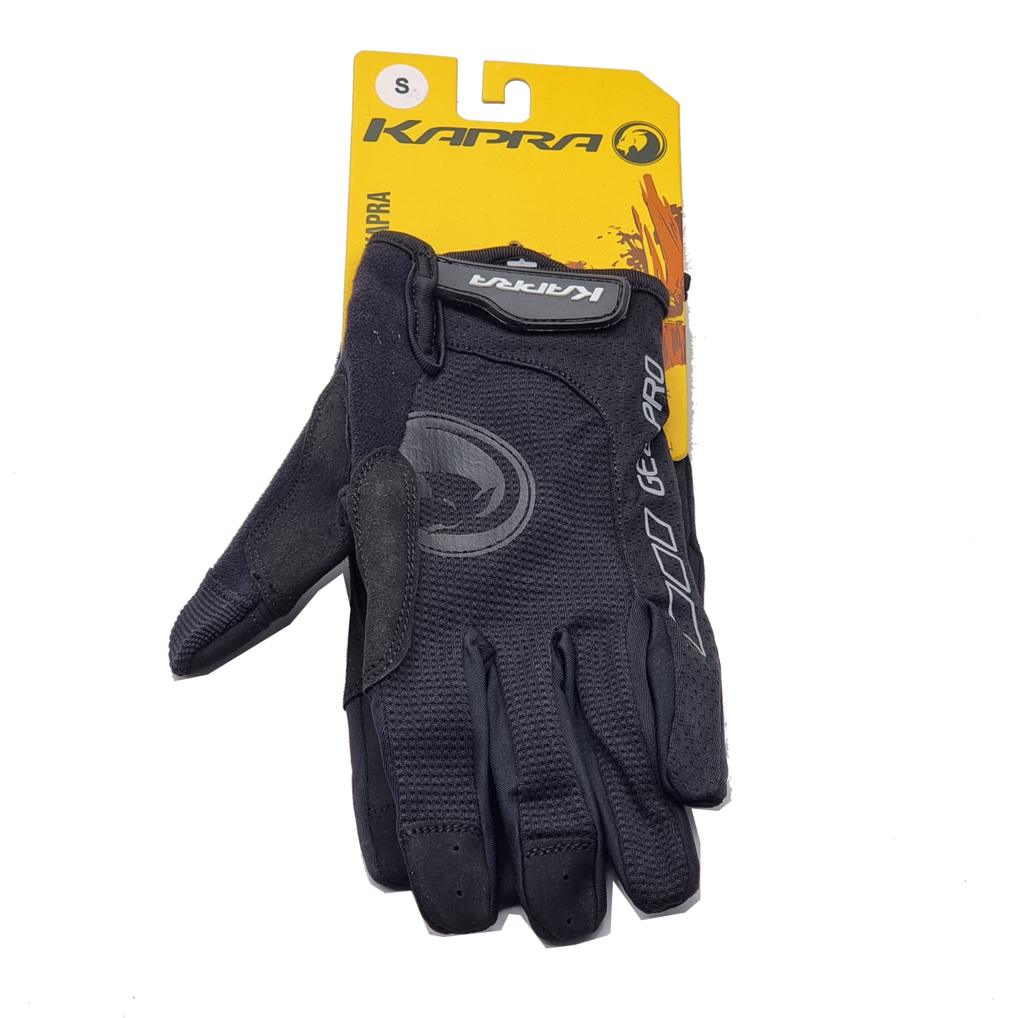 GUANTE KAPRA LOGO BLACK/BLACK