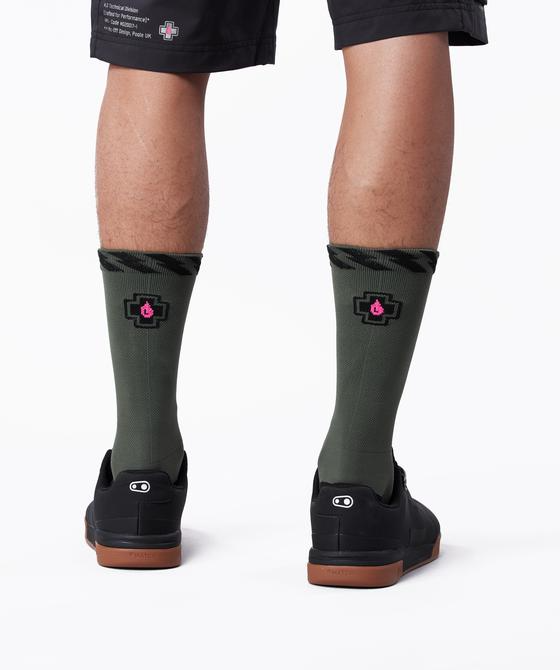 Muc-Off Technical Socks 9-11 GREEN (20464)