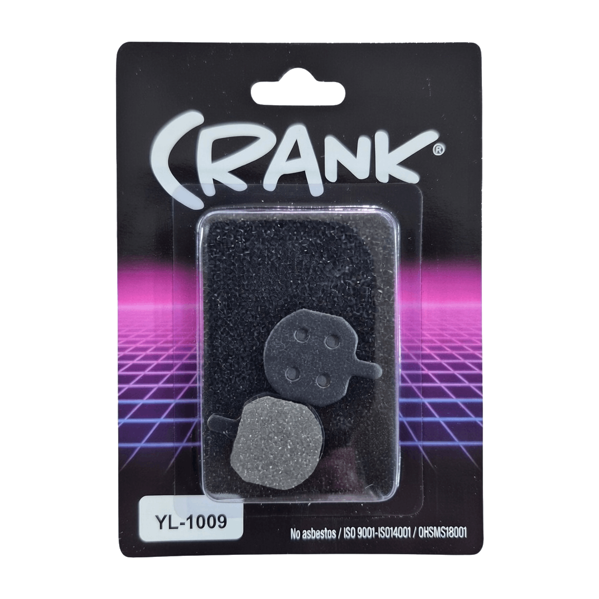 PASTILLA DE FRENO CRANK PROMAX/HAYES/BENGAL SEMI METALICO