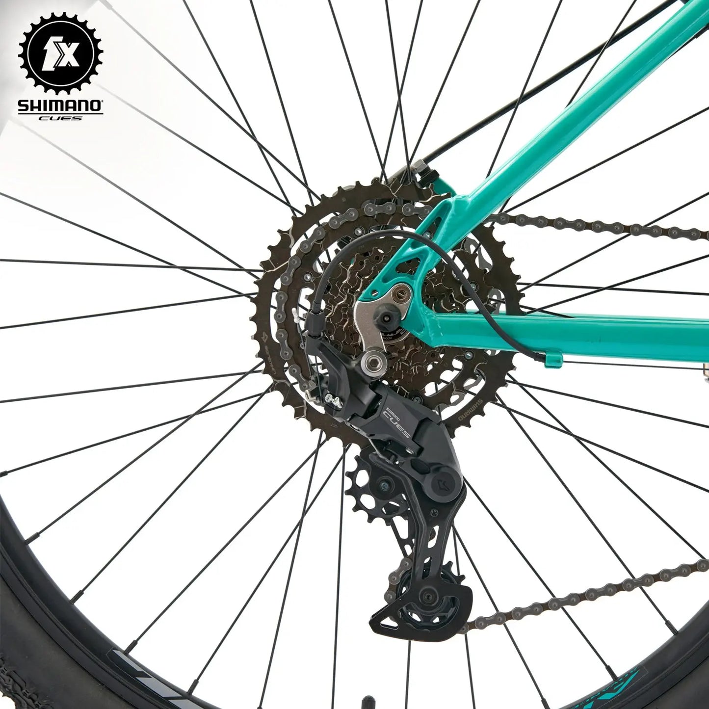 BIANCHI AGGRESSOR 29 SX R9.1 - CUES - 1*9 - CELESTE - Bianchi Store