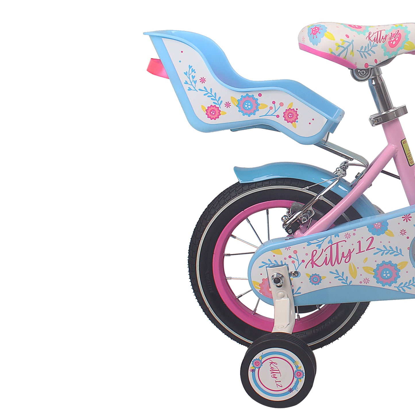 BICICLETA BIANCHI KITTY 12 ROSADO / CELESTE