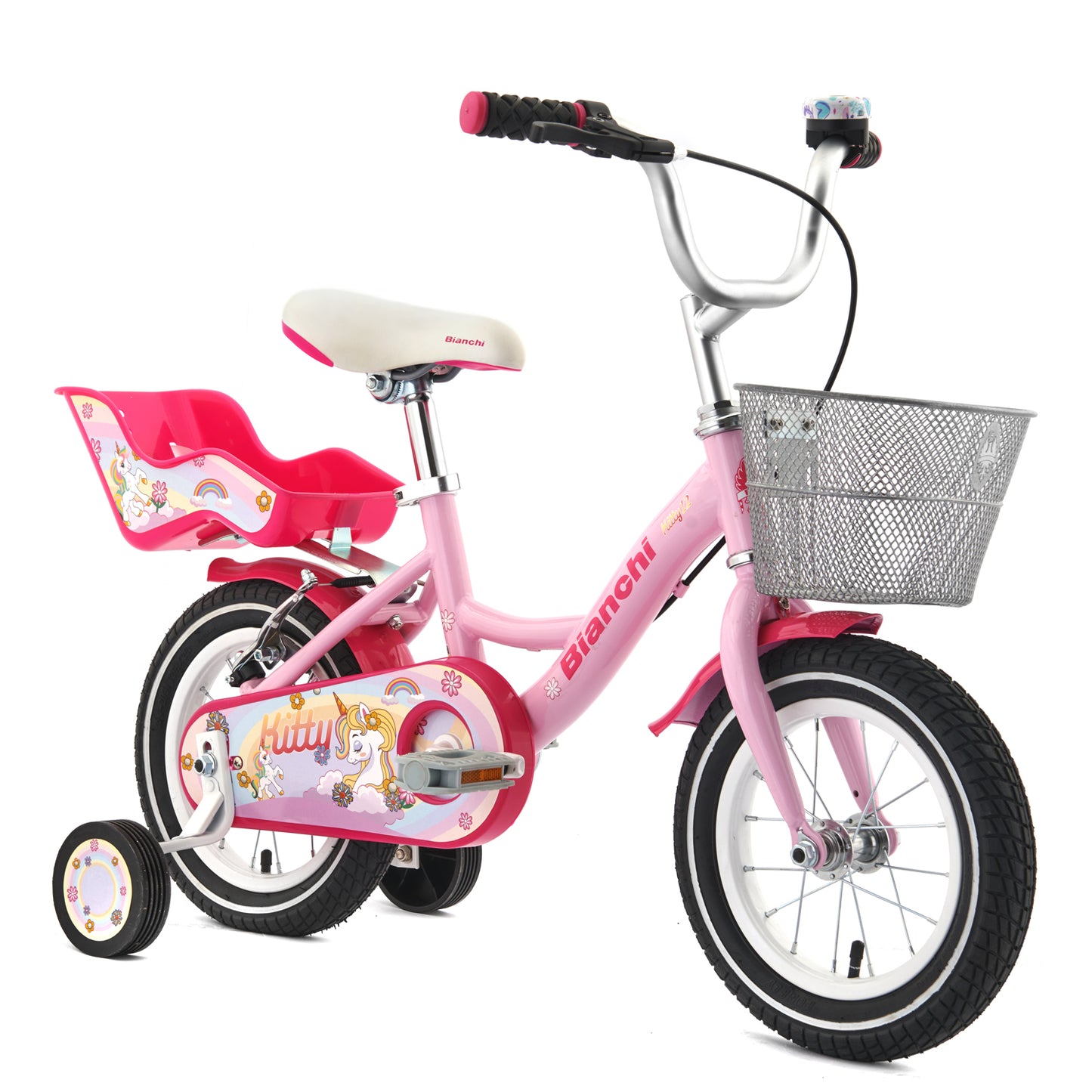 BICICLETA BIANCHI KITTY 12 ROSADO / FUXIA