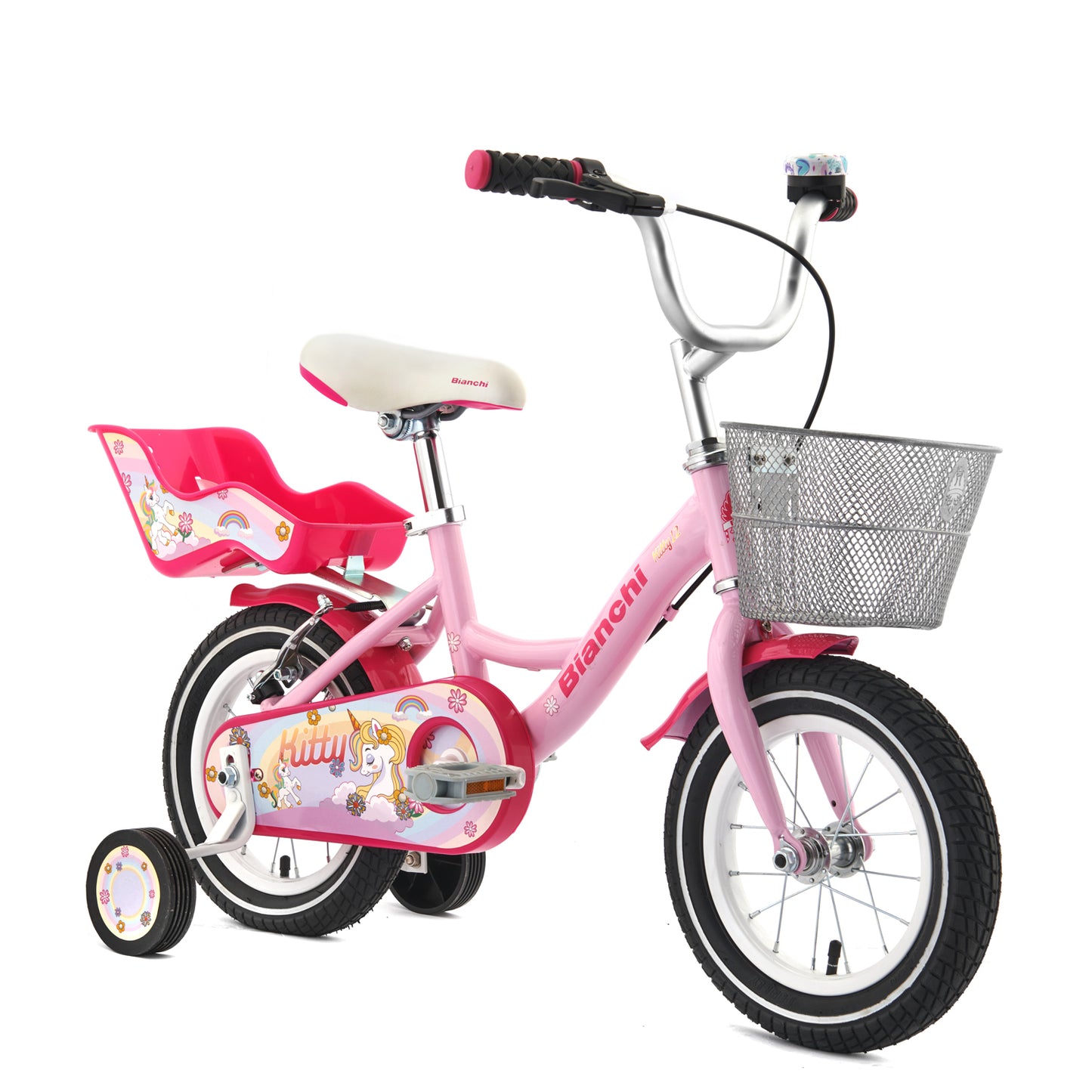 BICICLETA BIANCHI KITTY 12 ROSADO / FUXIA