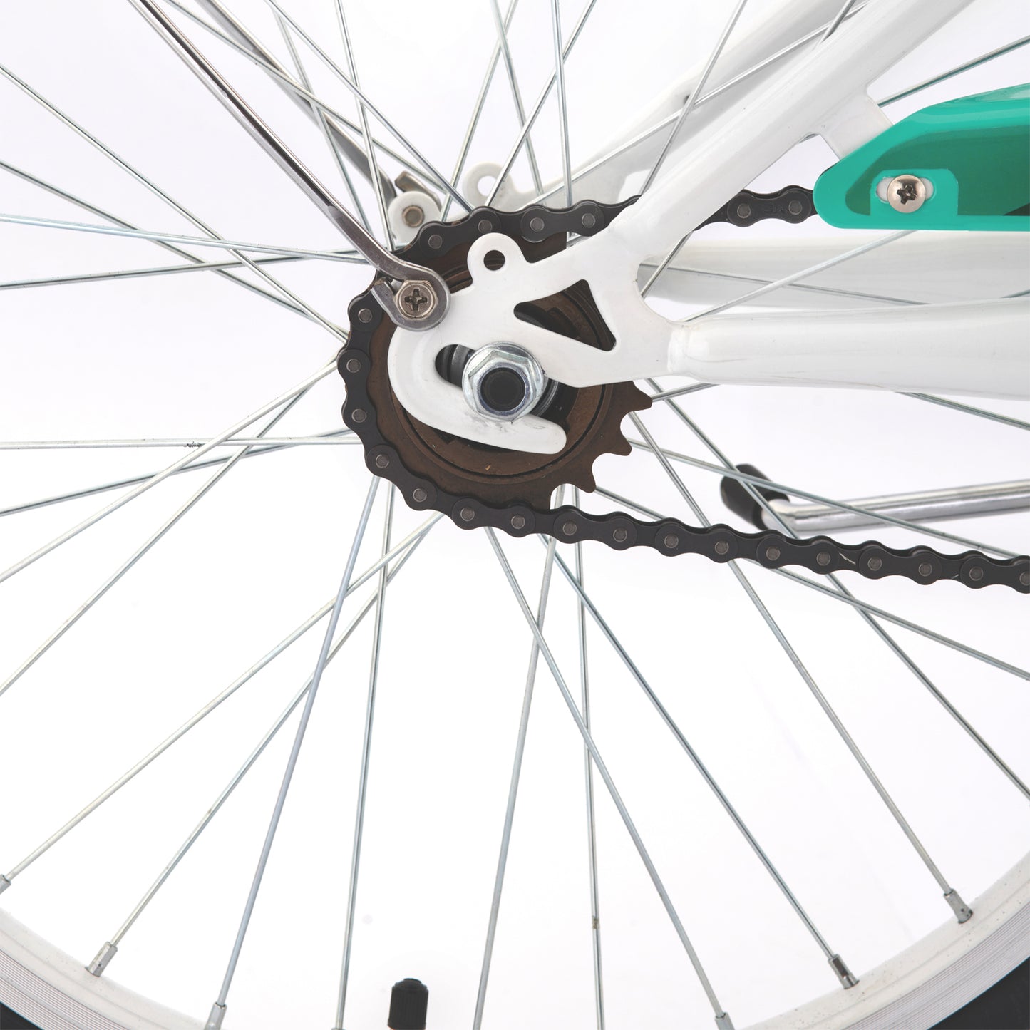 BICICLETA BIANCHI CLASSIC 20 GIRL BLANCO / VERDE CLARO