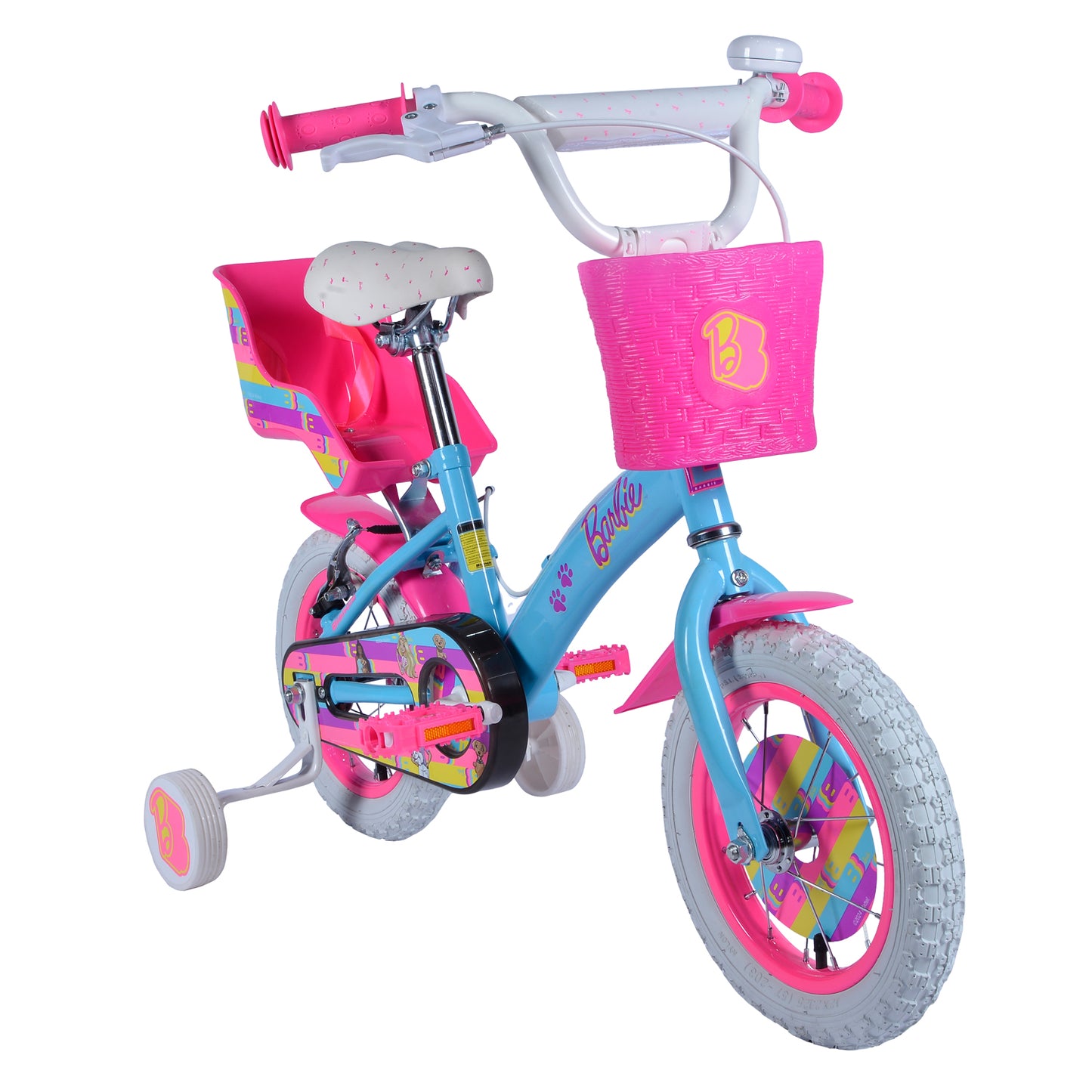 Bicicleta BARBIE 12 CELESTE
