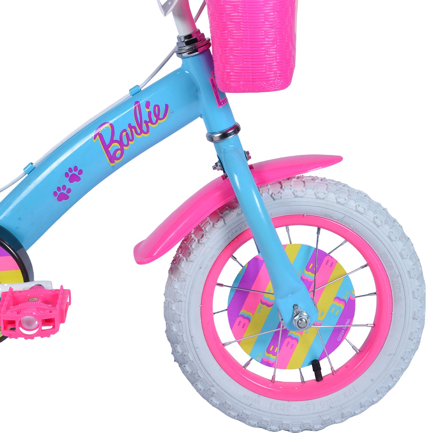 Bicicleta BARBIE 12 CELESTE