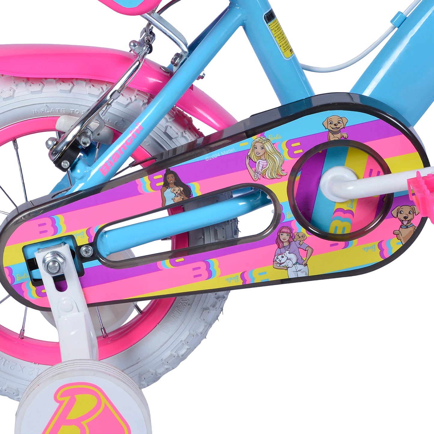 Bicicleta BARBIE 12 CELESTE