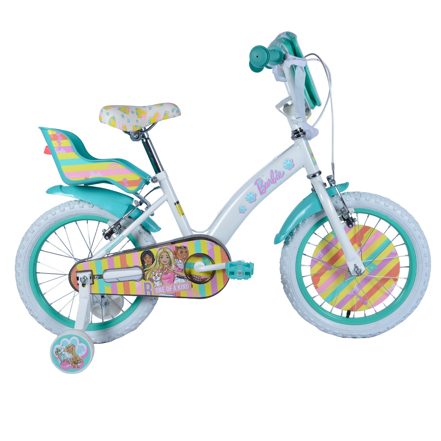 BICICLETA BARBIE 16 BLANCO