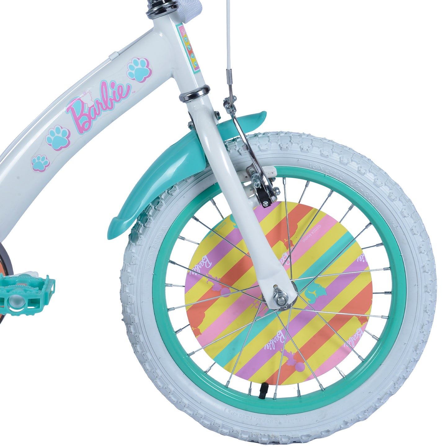 BICICLETA BARBIE 16 BLANCO