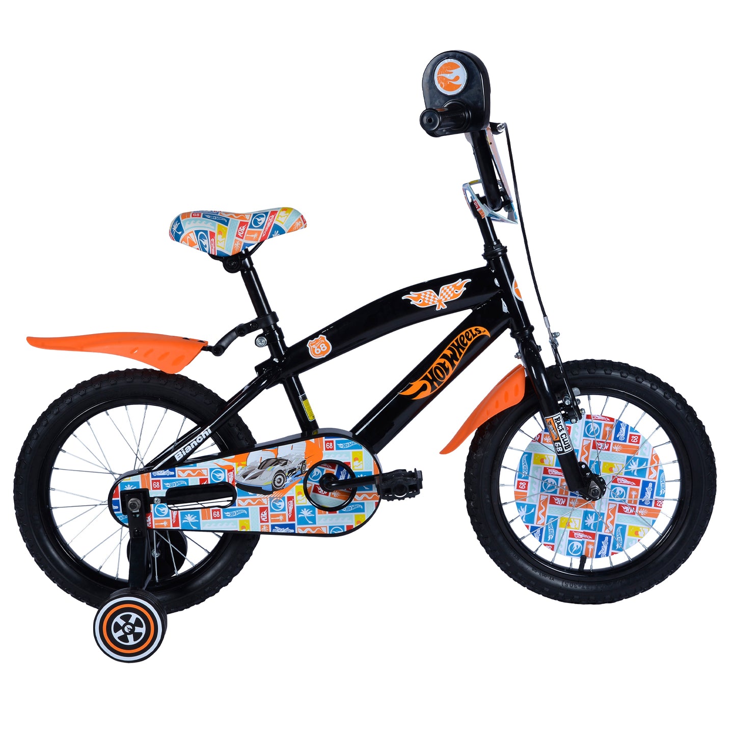 BICICLETA HOTWHEELS 16 NEGRO