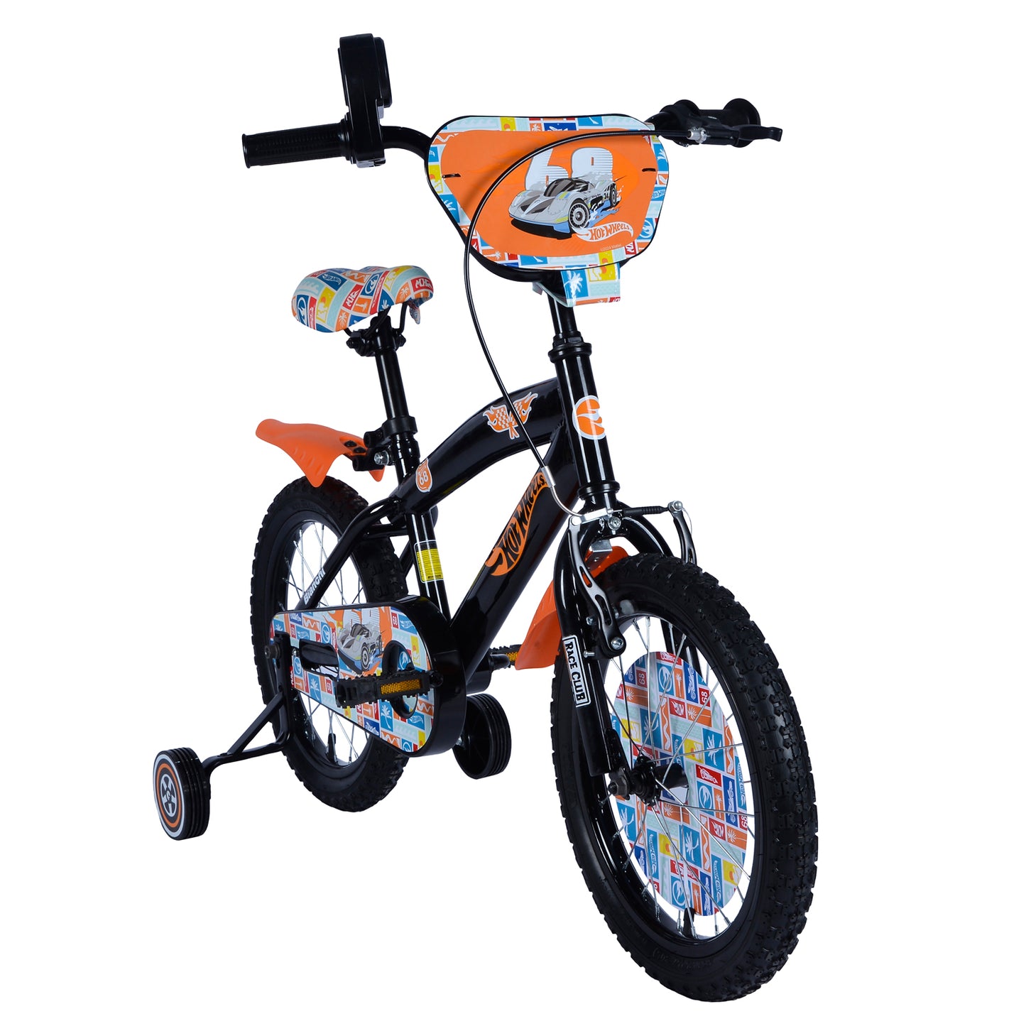 BICICLETA HOTWHEELS 16 NEGRO