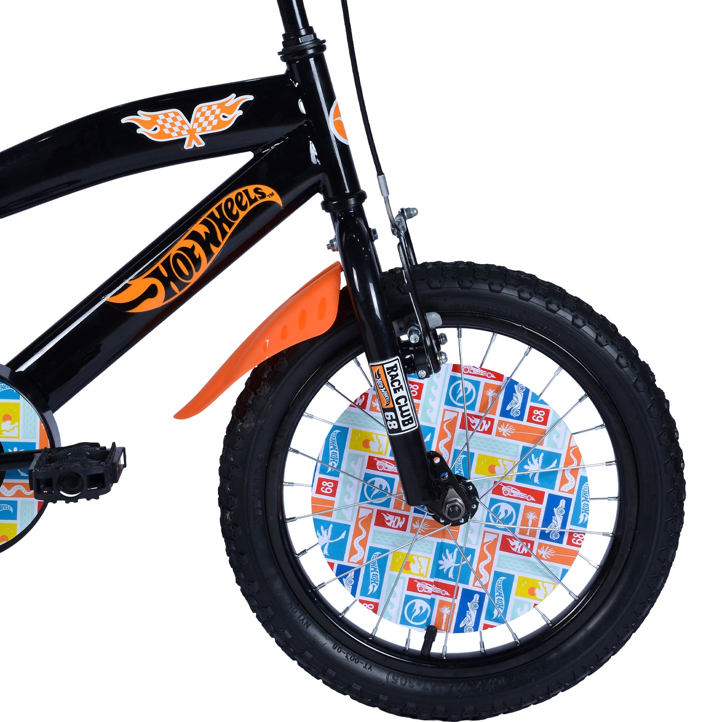 BICICLETA HOTWHEELS 16 NEGRO