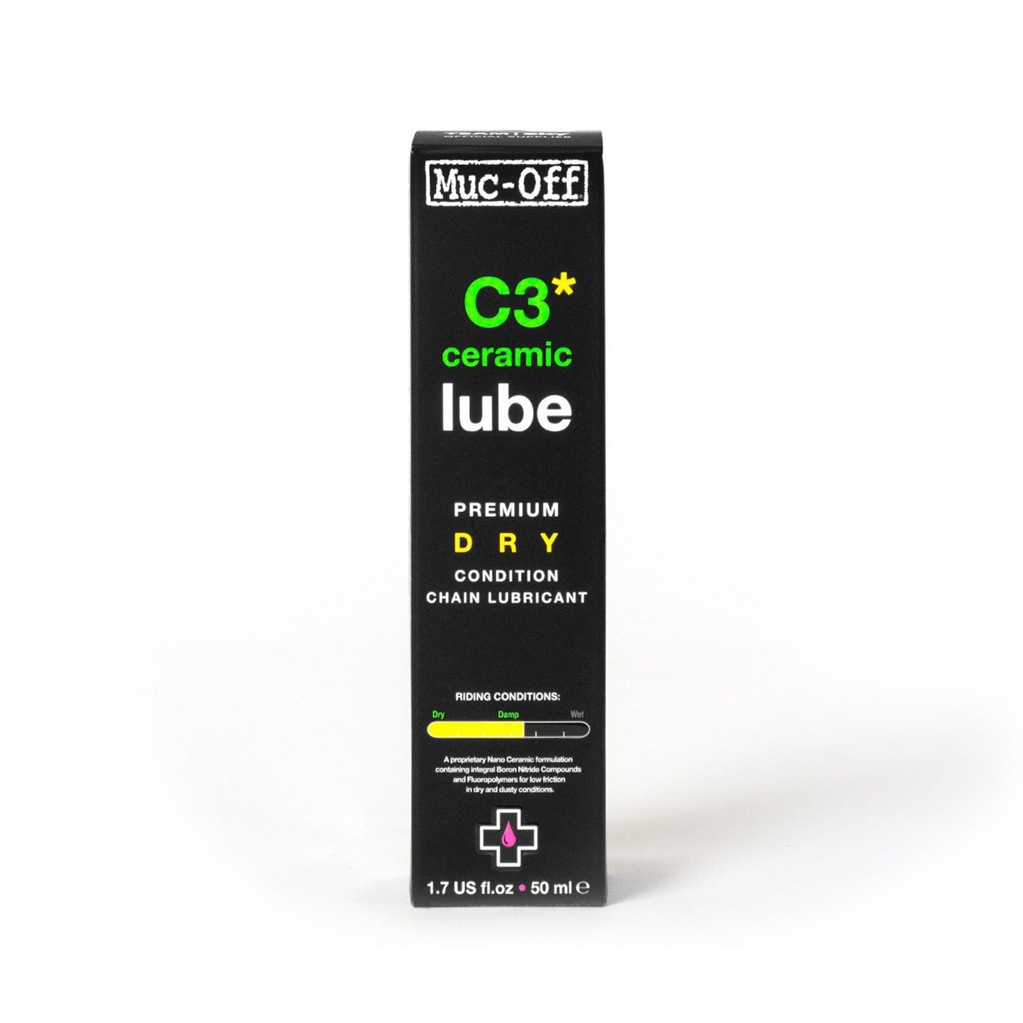 Lubricante de cadena seco dry C3 ceramic lube Muc-Off 50ml