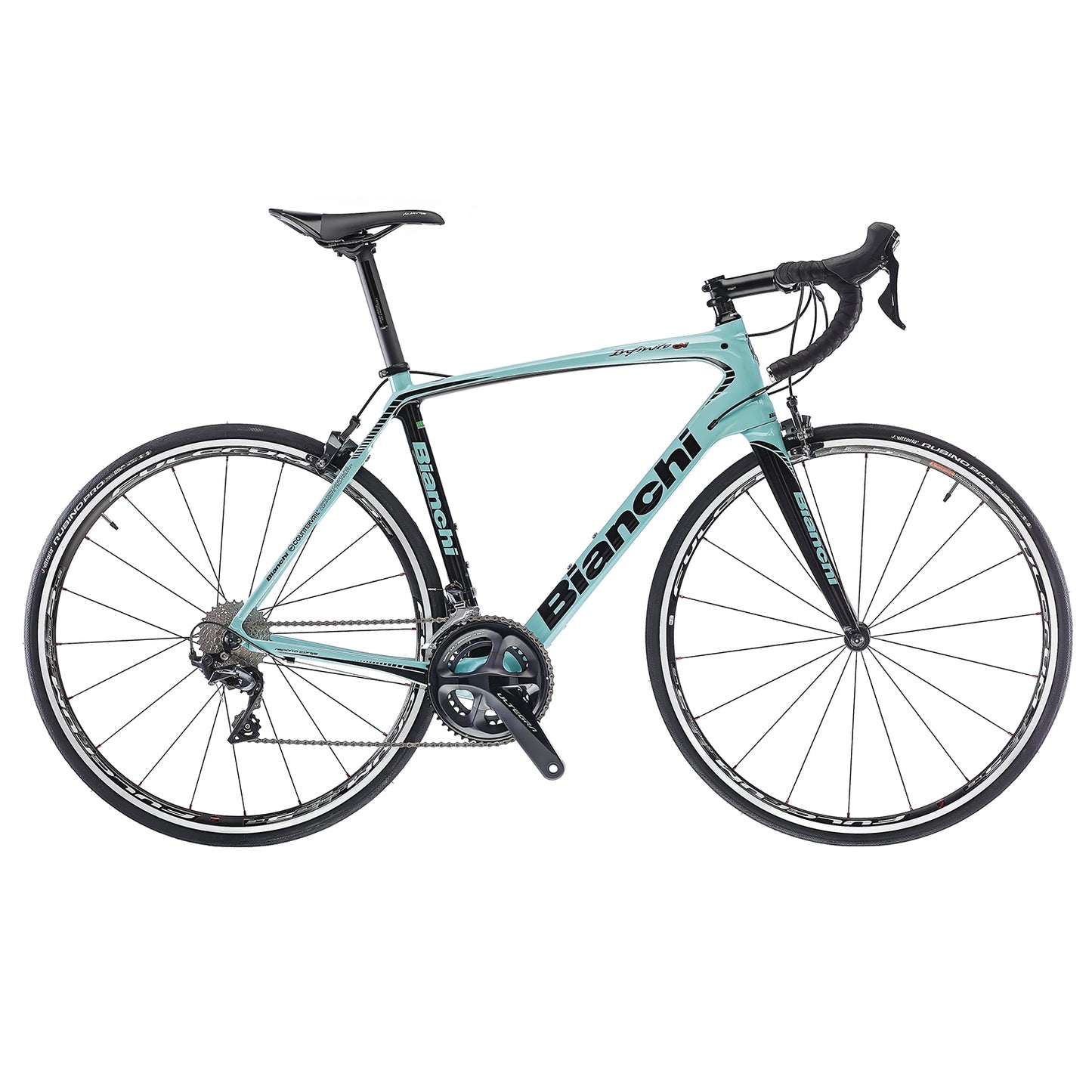 BIANCHI INFINITO C2C ULTEGRA CELESTE NEGRO