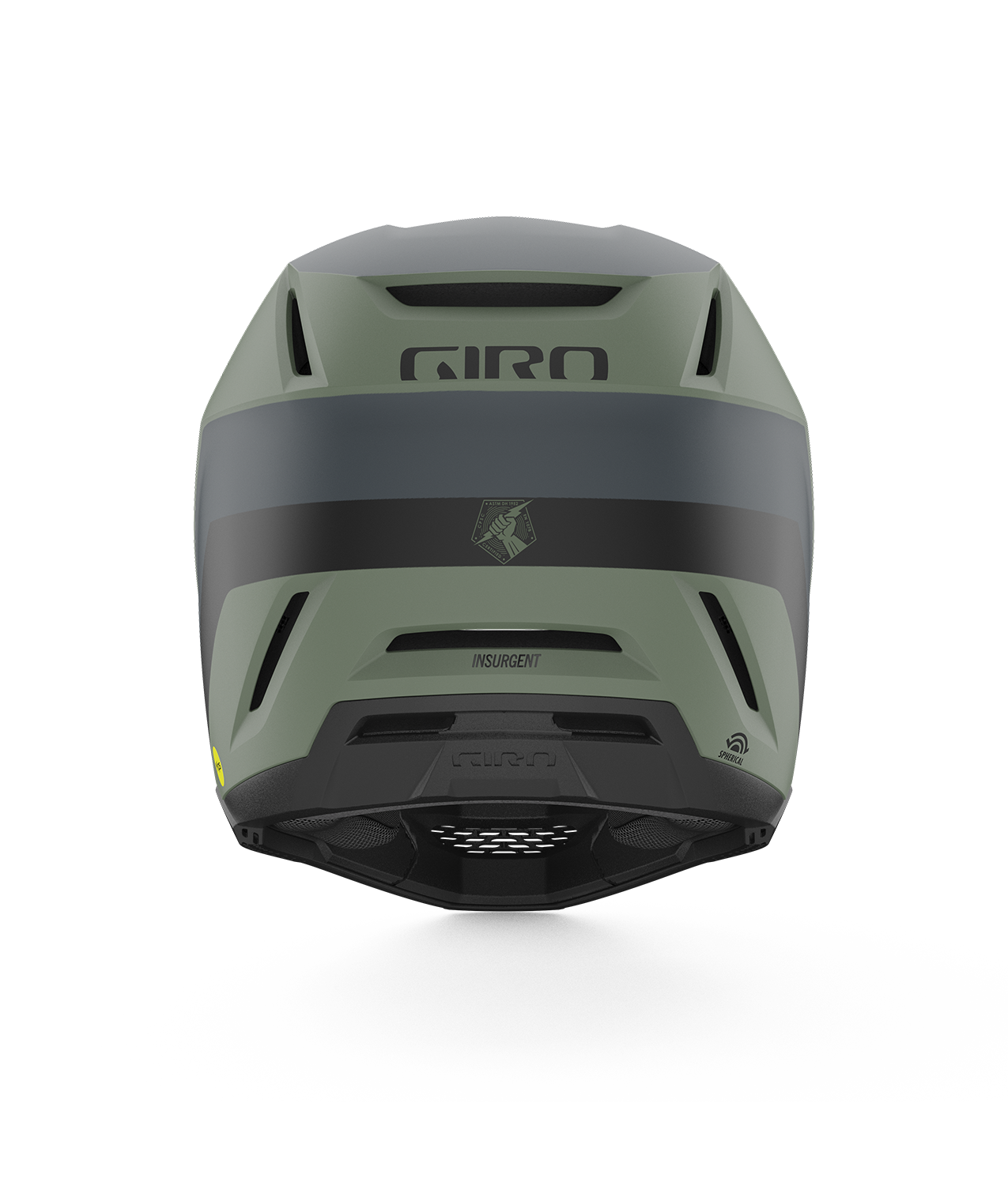 CASCO GIRO INSURGENT SPHERICAL MATE HEDGE GREEN/DARK SHARK