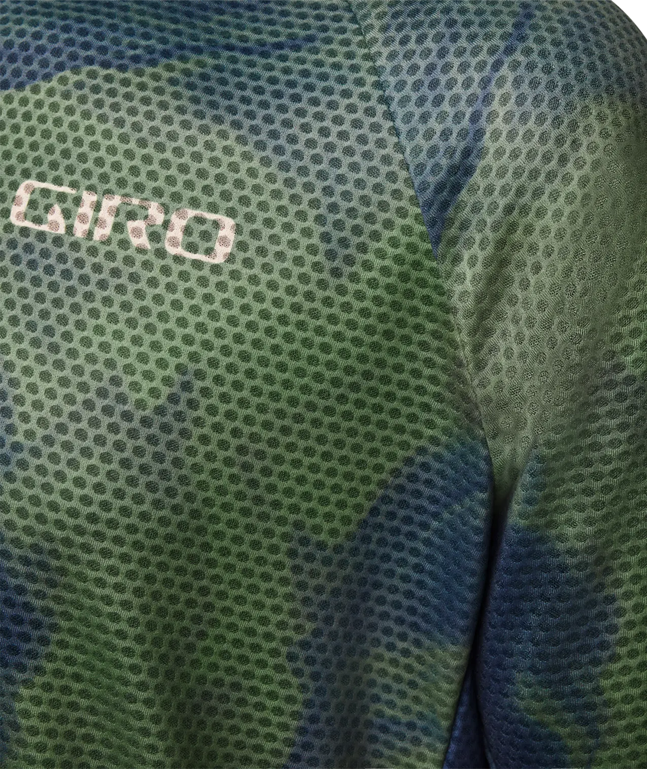 JERSEY GIRO HOMBRE ROUST MANGA LARGA VERDE COSMICO Giro