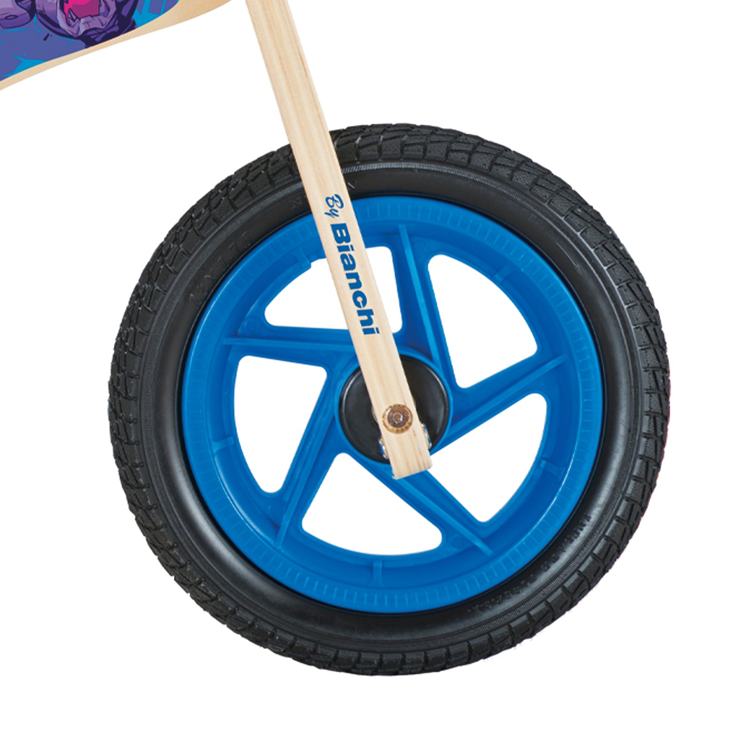 HOTWHEELS BICICLETA MADERA AZUL
