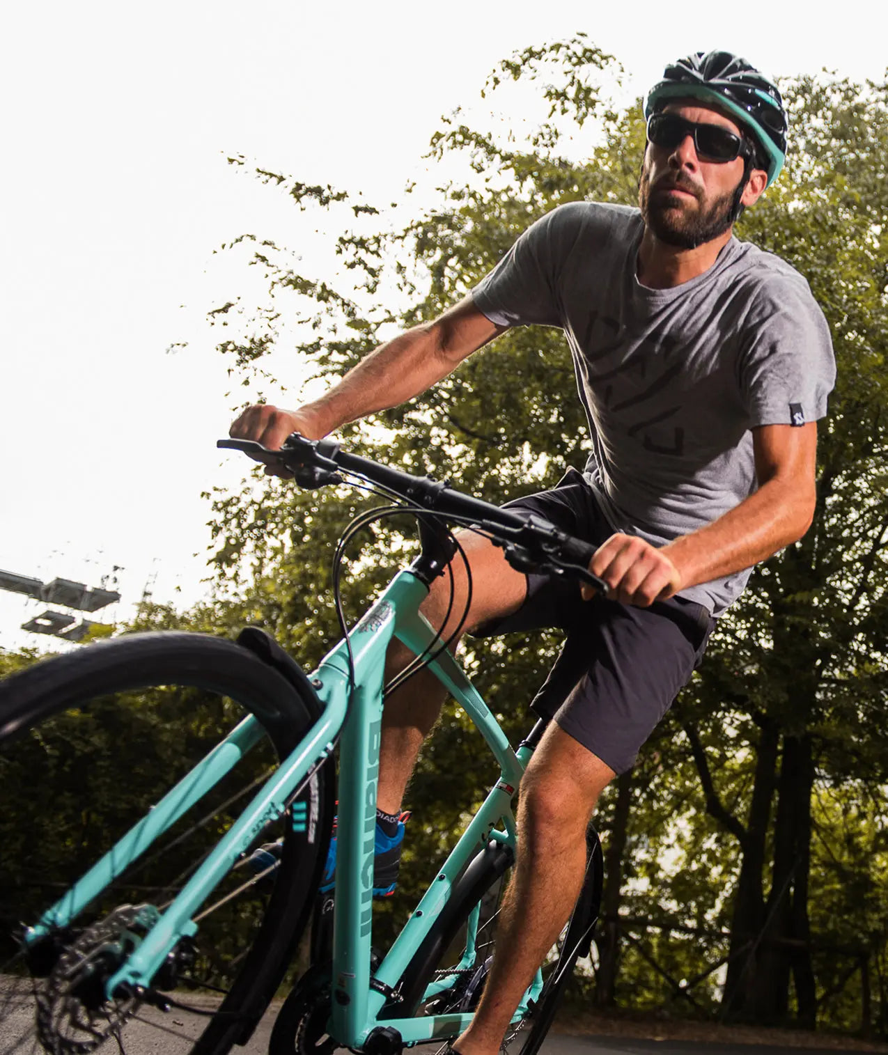 Manilla Freno V-Brake Aluminio Negro/Silver Bianchi