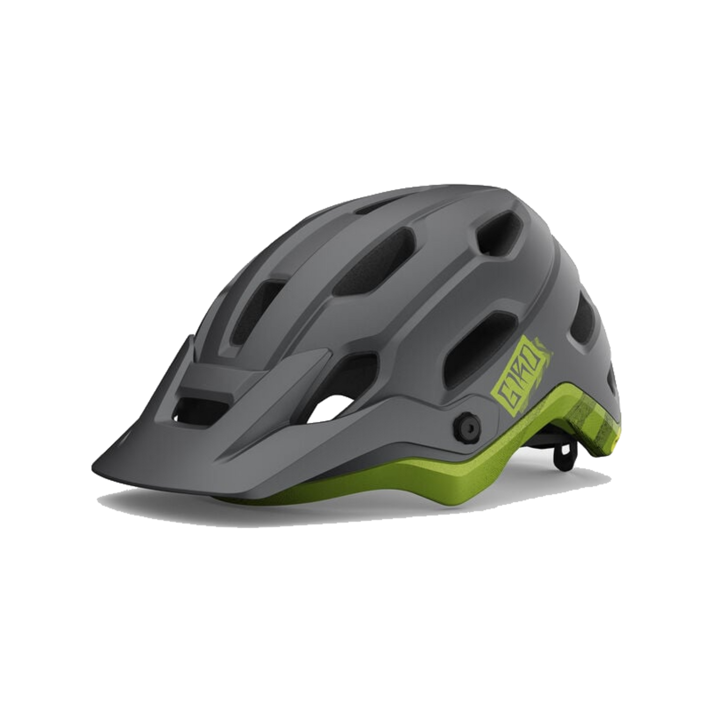 CASCO GIRO SOURCE MIPS MATE BLACK/ANODIZED LIME