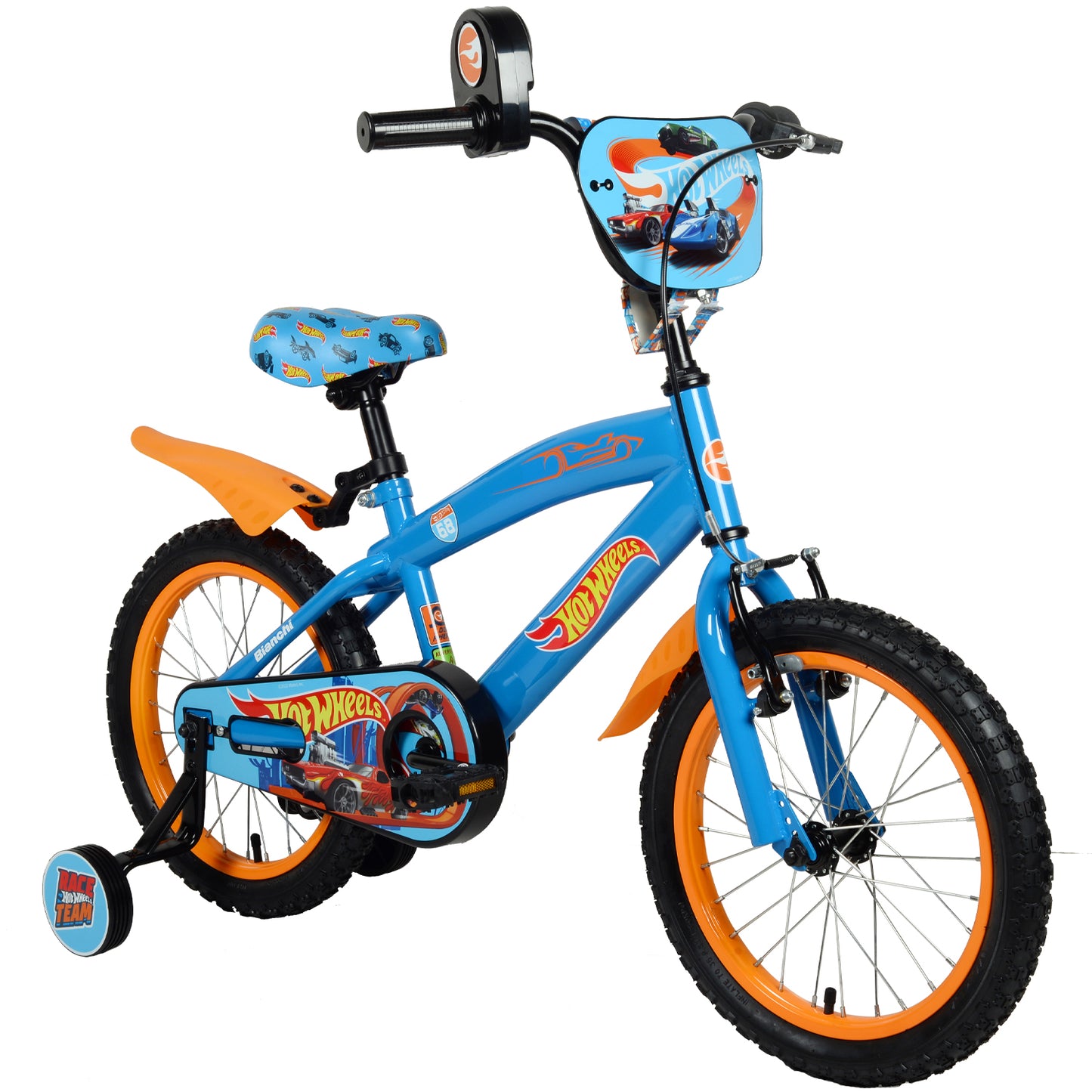BICICLETA HOTWHEELS 16 AZUL