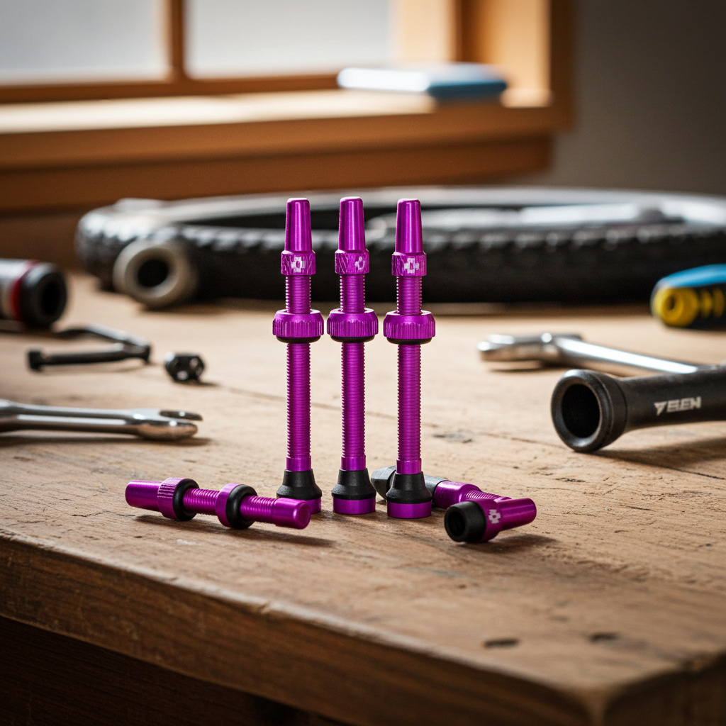 Kit valvulas tubeless Muc-Off 60mm púrpura