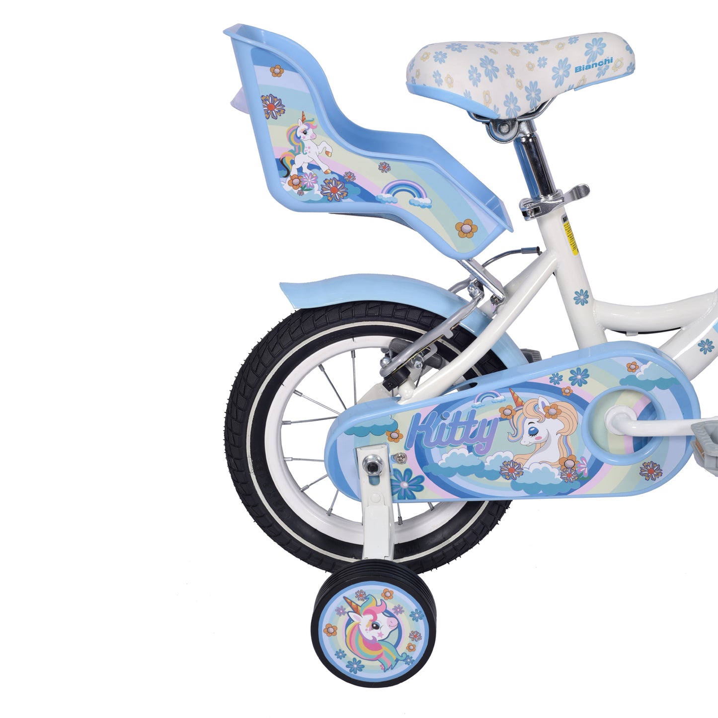 BICICLETA BIANCHI KITTY 12 BLANCO / AZUL