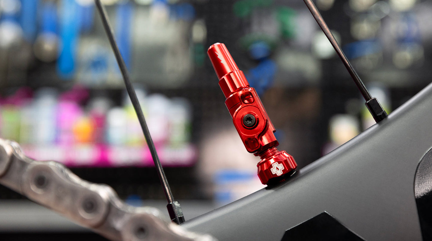 VALVULA TUBULAR BIG BORE LITE MEDIUM 35MM MUC-OFF - ROJO