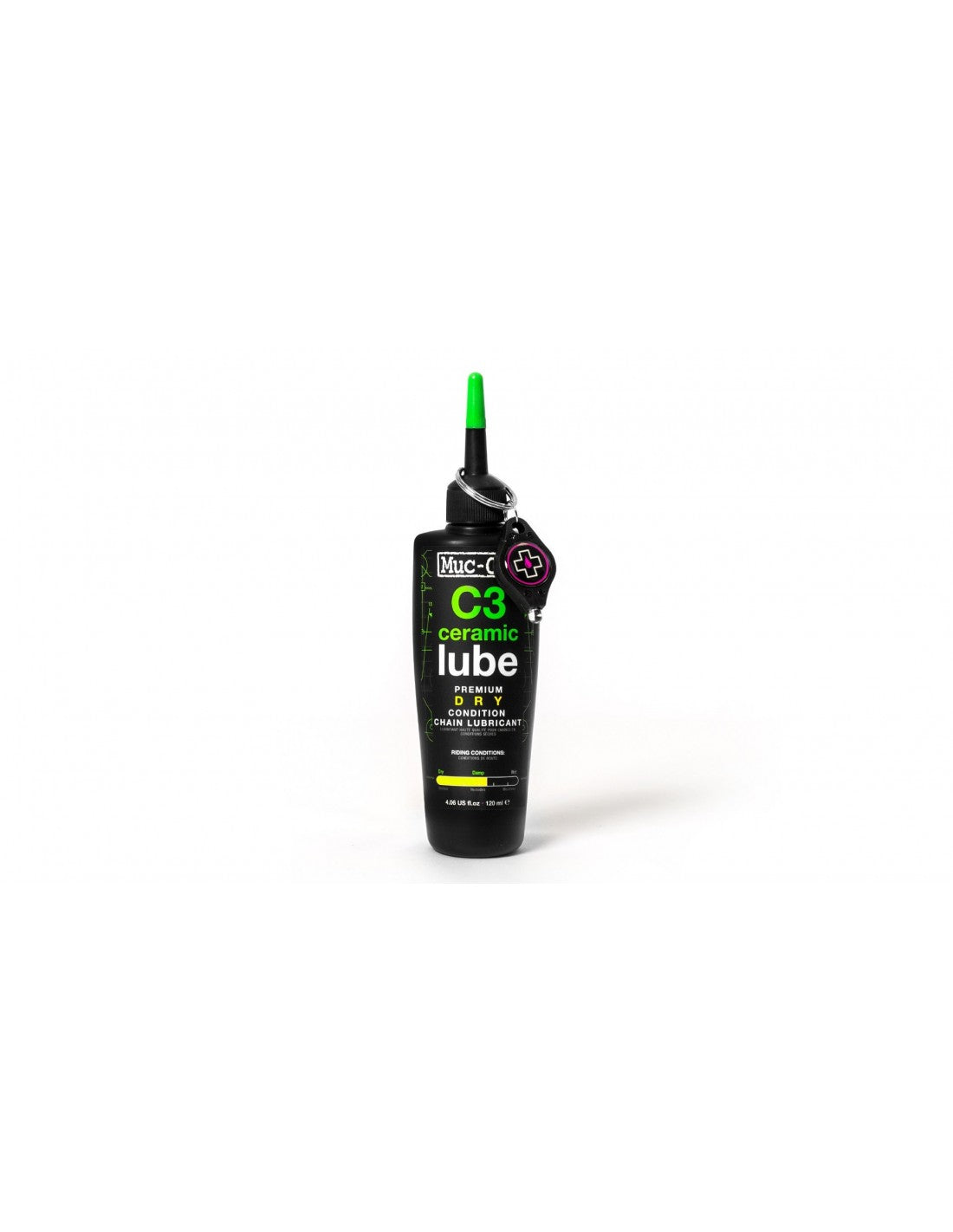 Lubricante de cadena seco dry C3 ceramic lube Muc-Off 120ml