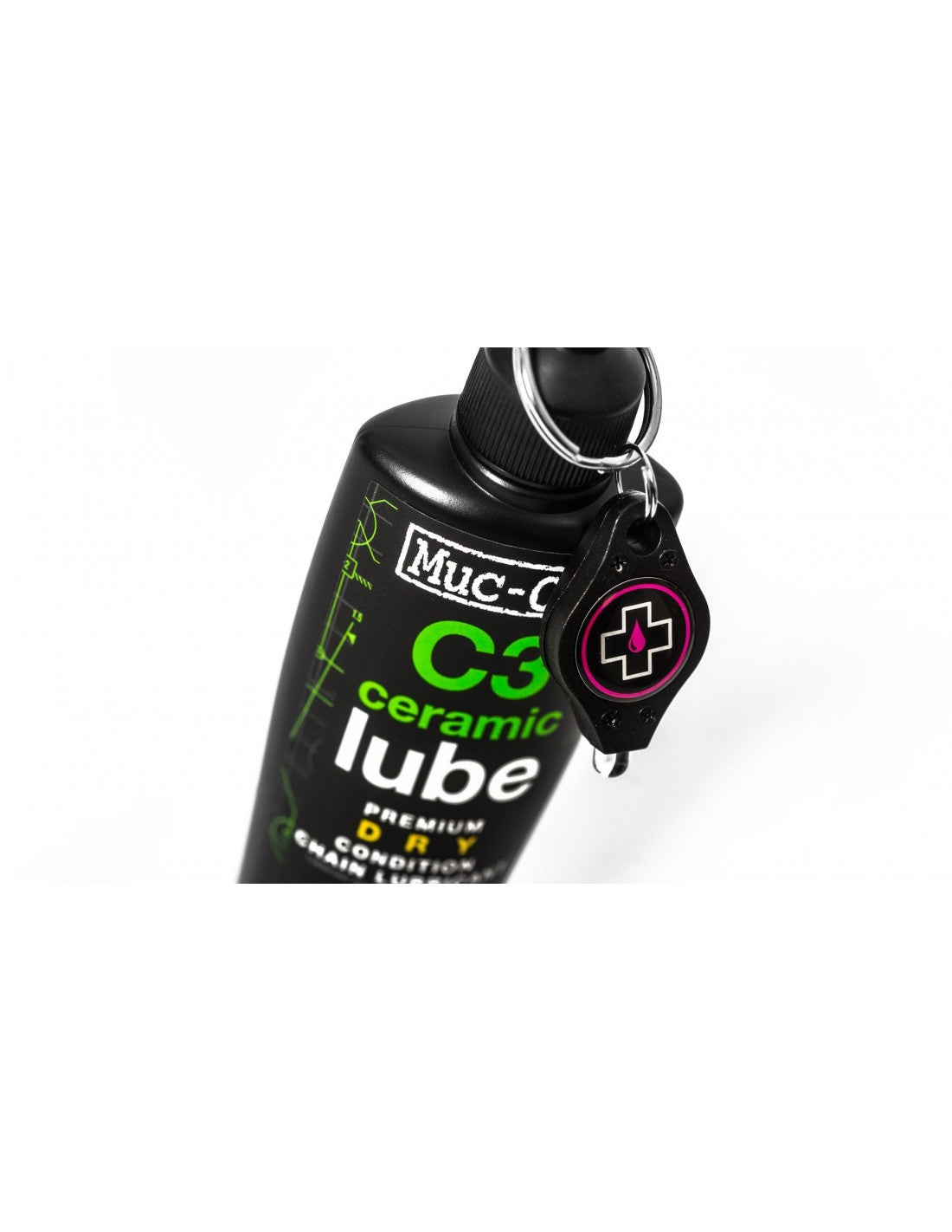 Lubricante de cadena seco dry C3 ceramic lube Muc-Off 120ml