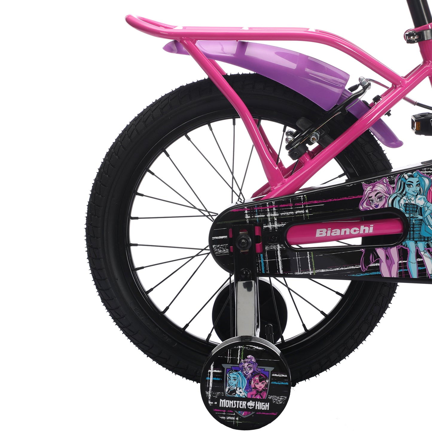 BICICLETA MONSTER HIGH 16 FUCSIA