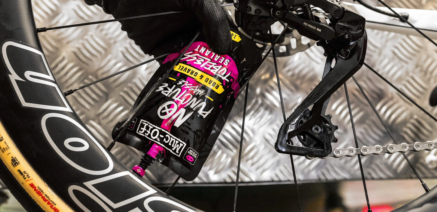 LIQUIDO TUBULAR NO PUNCTURE RUTA Y GRAVEL MUC-OFF 140ML - Bianchi Store