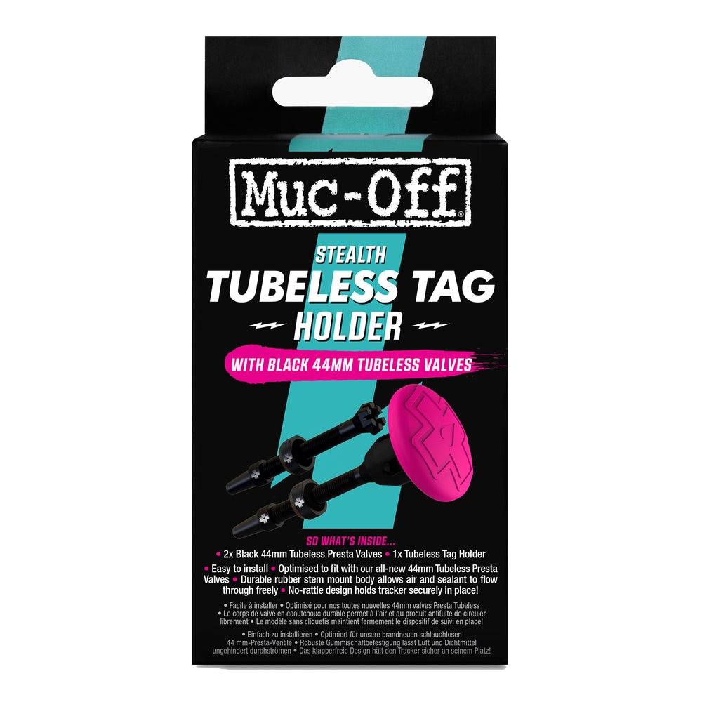 Muc-Off porta airtag con válvula para llantas tubeless