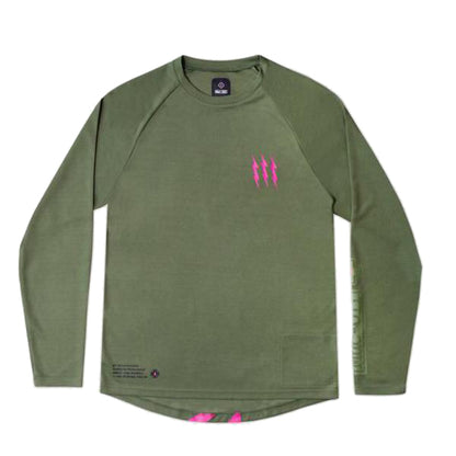 JERSEY MUC-OFF LONG SLEEVE RIDERS - GREEN