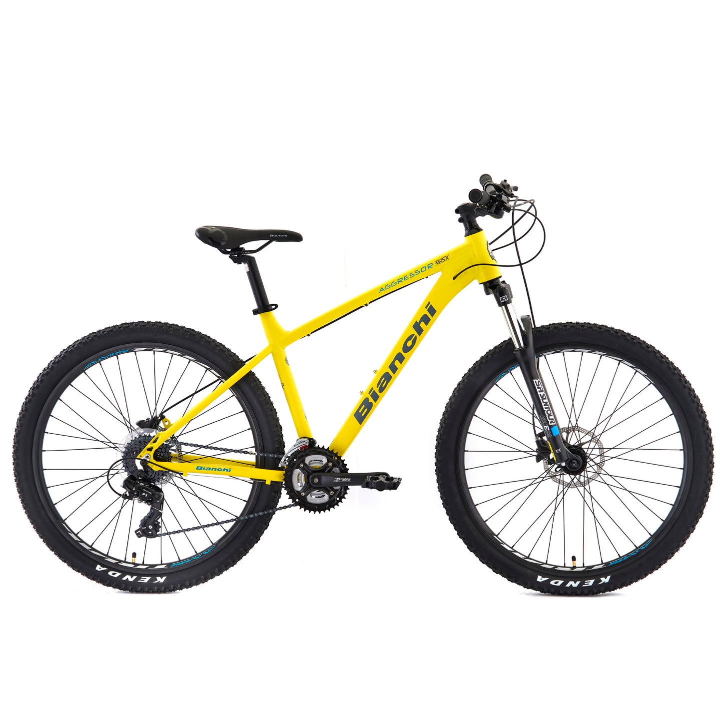 BICICLETA BIANCHI AGGRESSOR 27.5 SX AMARILLO SEMI MATTE