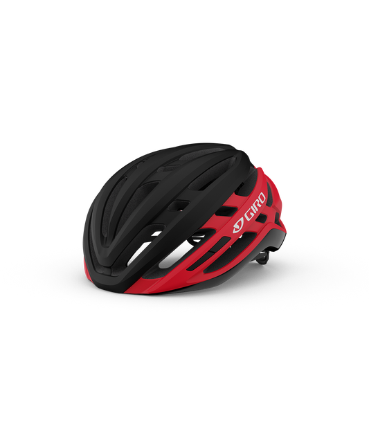 CASCO GIRO AGILIS MATE BLACK BRIGHT RED