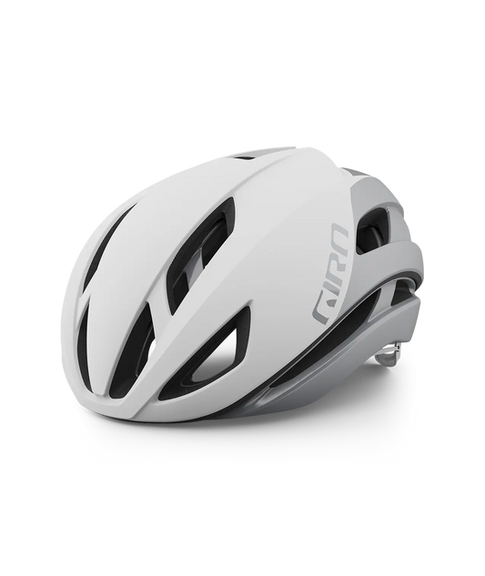 CASCO GIRO ECLIPSE SPHERICAL MATE WHITE/SILVER Giro