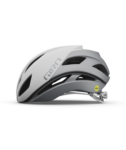 CASCO GIRO ECLIPSE SPHERICAL MATE WHITE/SILVER Giro