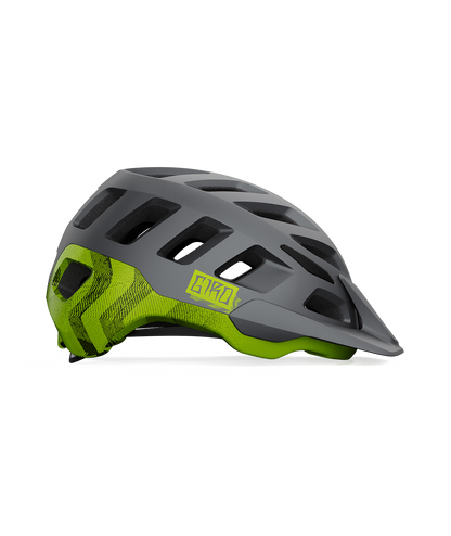 CASCO GIRO RADIX MIPS MATTE METALLIC BLACK/ANODIZED LIME
