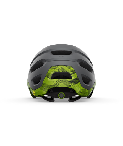 CASCO GIRO SOURCE MIPS MATE BLACK/ANODIZED LIME