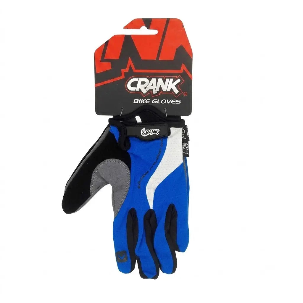 GUANTE CRANK LARGO XC NAVY AZUL/BLANCO T/XL CRANK